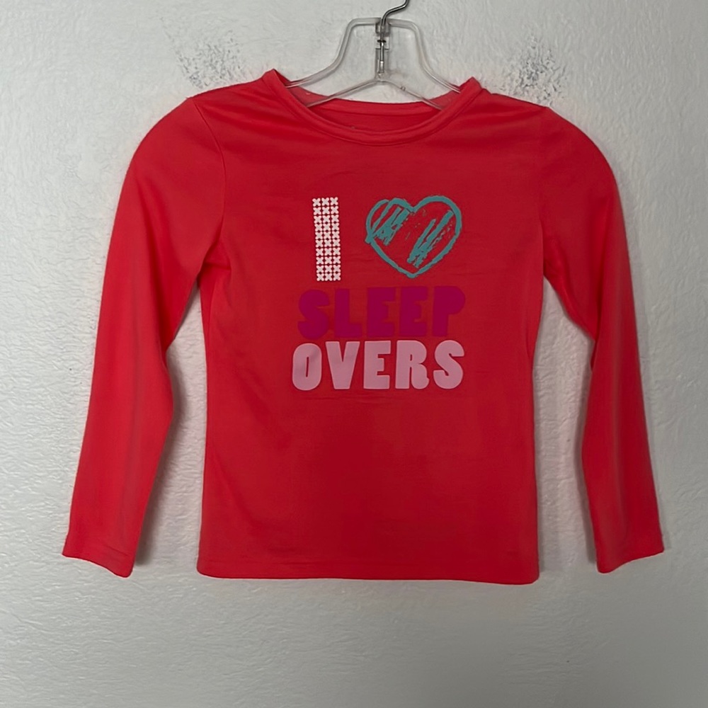 💕💤SLEEP SHIRT LONG SLEEVES GIRLS SZ S 6/6X NWOT EXCELLENT CONDITION!